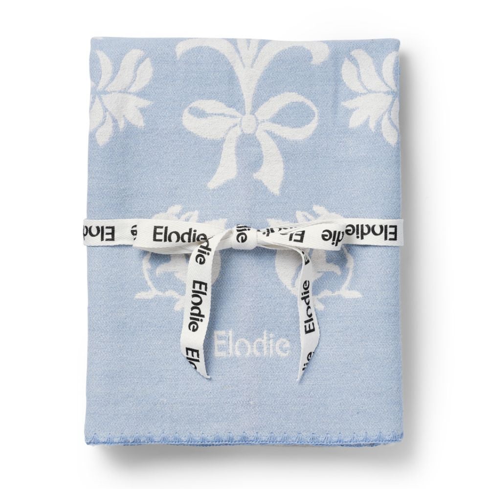 Elodie Details Jacquardpledd Blueberry Blue