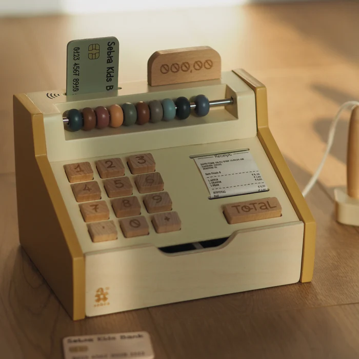 Sebra kasseapparat i FSC™ tre, Woodland