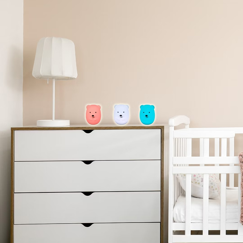 Tiny Tot Viggo Bjørnen LED nattlys med USB-lading
