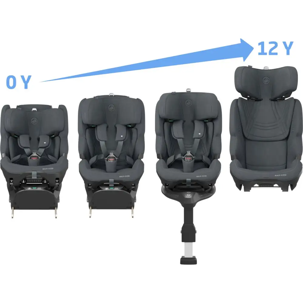 Maxi-Cosi Pearl XL Slide Pro Bilsete barn Authentic Graphite