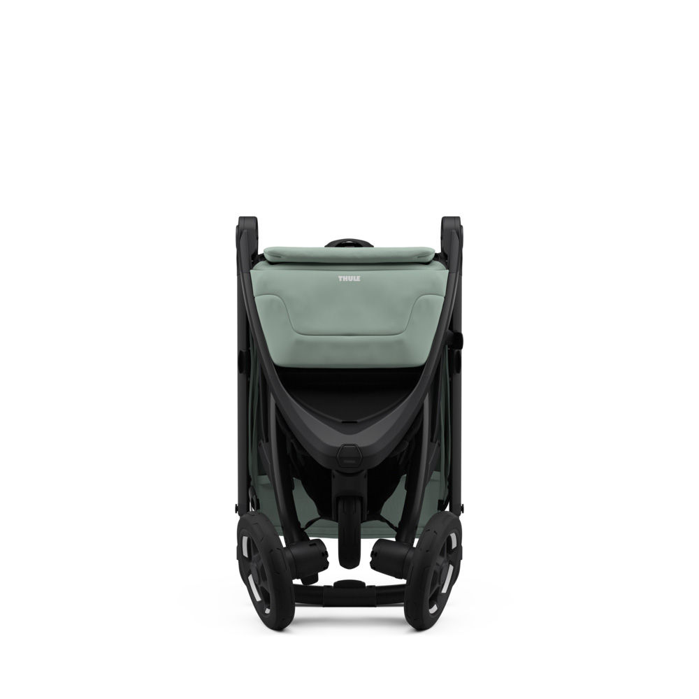 Thule Spring 2 Barnevogn Mist Green on Black