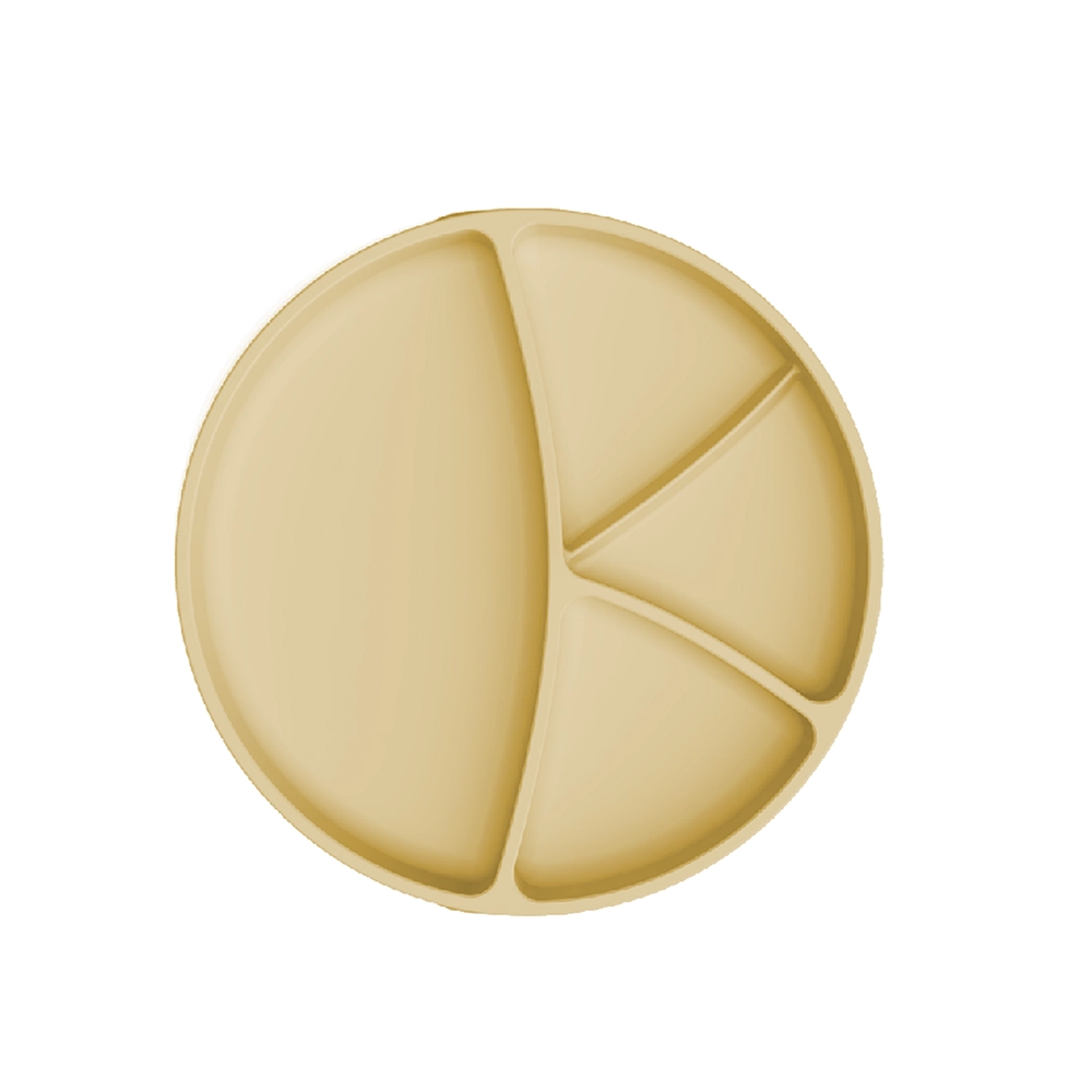 Everyday Baby Silikonplate med sugekopp Soft Yellow