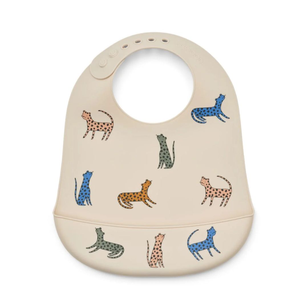Liewood Tilda silikonsmekke 2-pakning Leopard multi mix