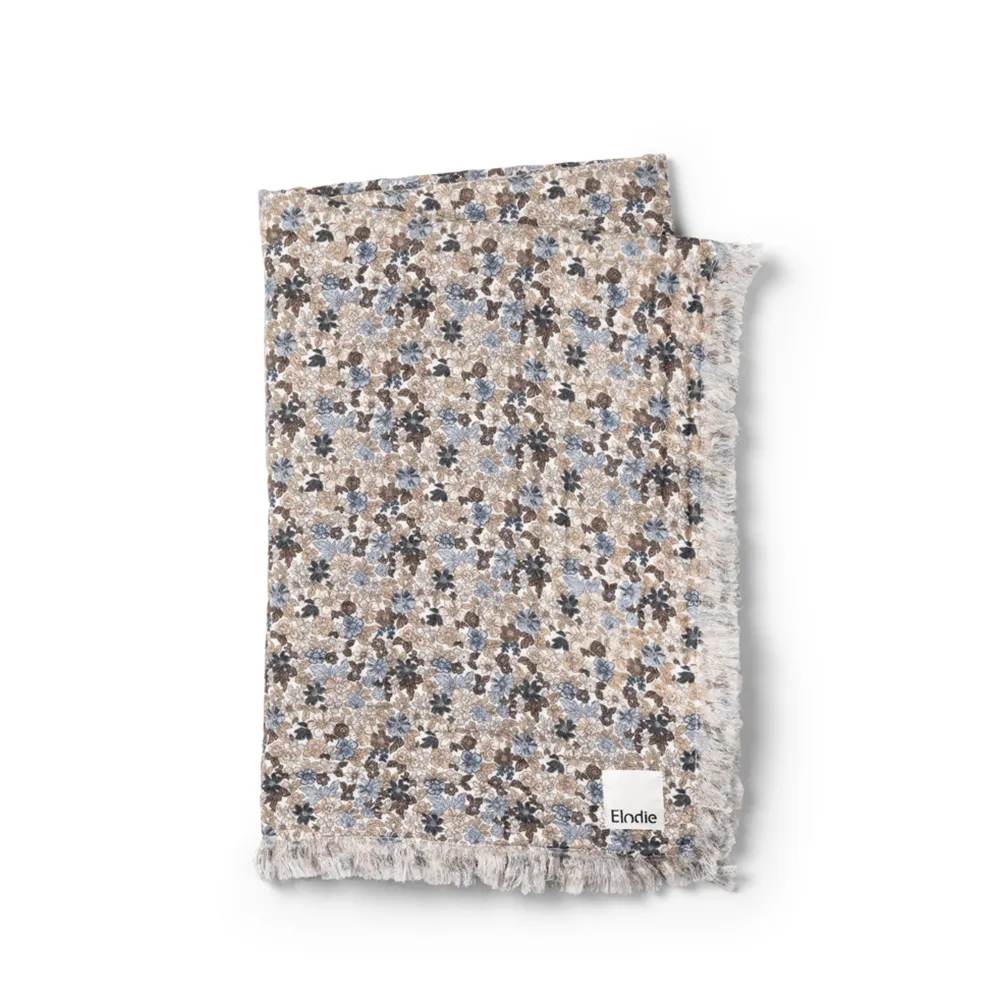 Elodie Details Muslin Teppe Blue Garden