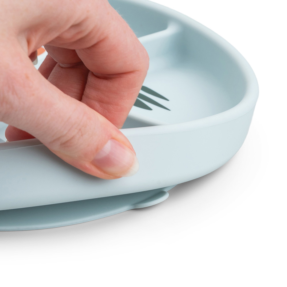 Done by Deer Stick&Stay plate med rom Playground Blue