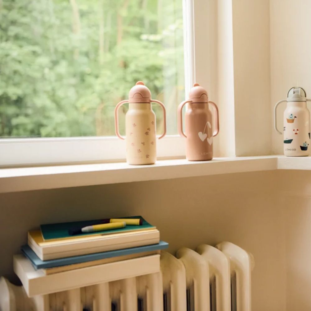 Liewood Kimmie vannflaske 250 ml – Sweethearts / Pale Tuscany