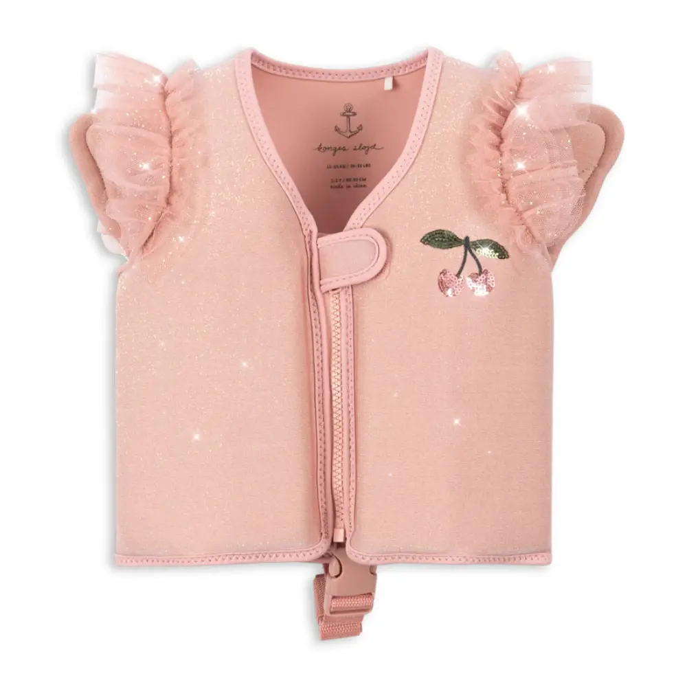 Konges Slöjd Piper svømmevest Powder Pink 2–3 år
