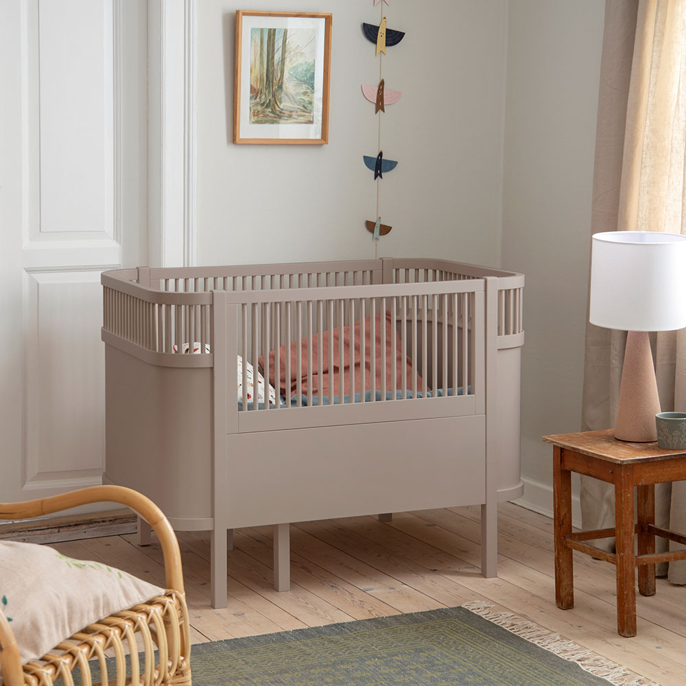 Sebra Baby & Junior vokse seng Jetty Beige