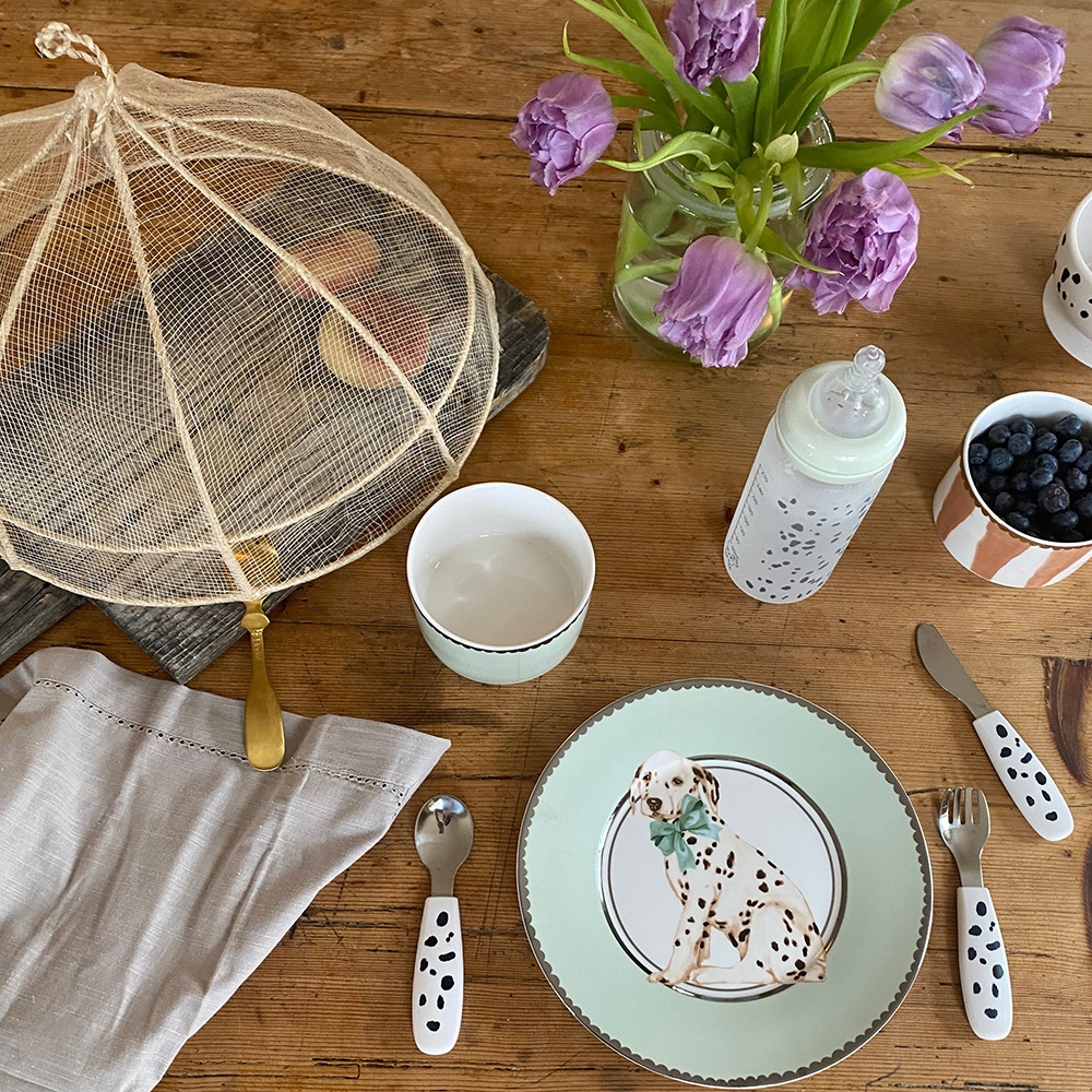 Elodie glass babyflaske Dalmatian Dots
