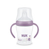 NUK Perfect Match tåteflaske med håndtak 150 ml, flodhest 6 måneder+
