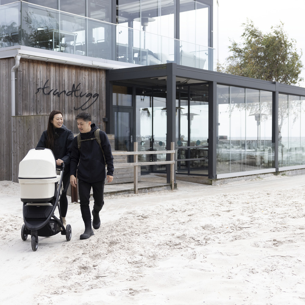 Thule Spring 2 Barnevogn Soft beige on Black
