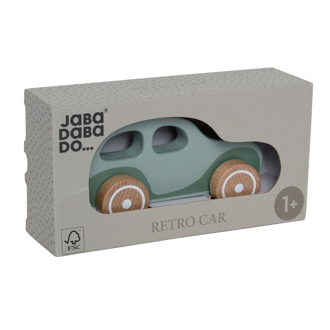 Jabadabado Retro familiebil grønn