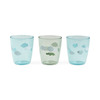Done by Deer Yummy miniglass 3-pakning Happy clouds Green