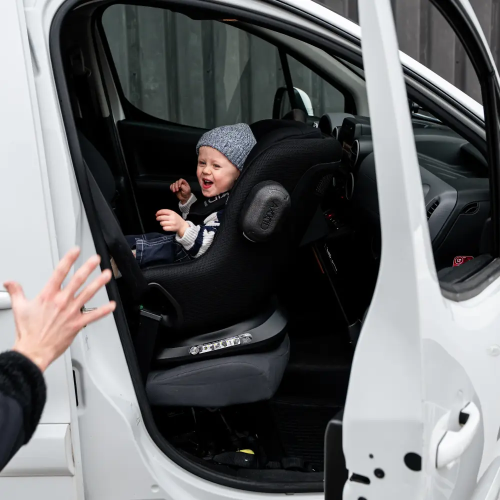 Axkid Minikid Core Bilsete Coastal Storm Svart