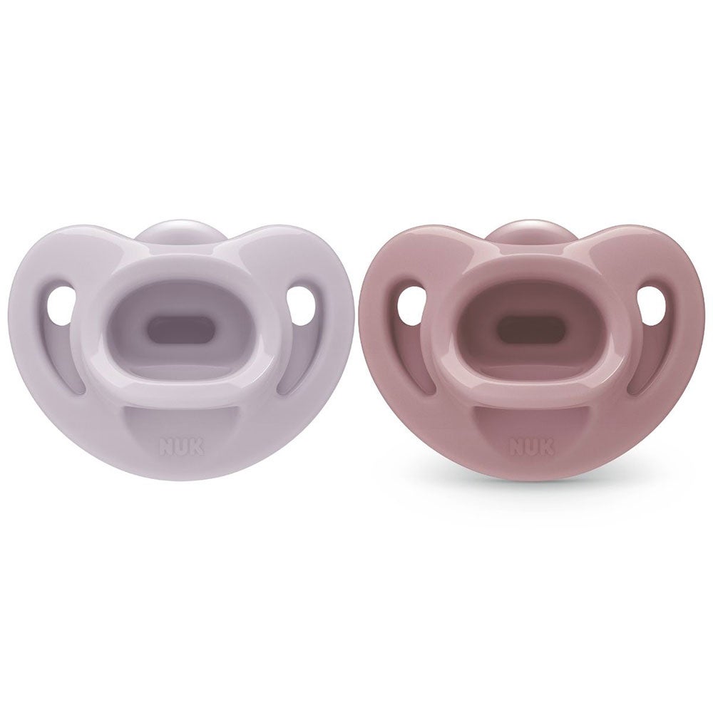 NUK Smokk First Choice Soft Purple/Red 0-6 mnd.