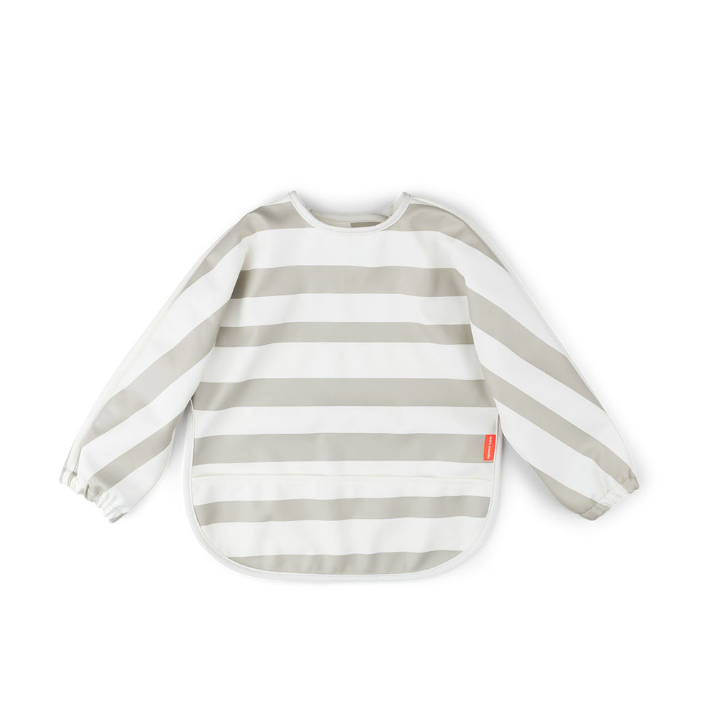 Done by Deer bib med ermer Stripes Sand