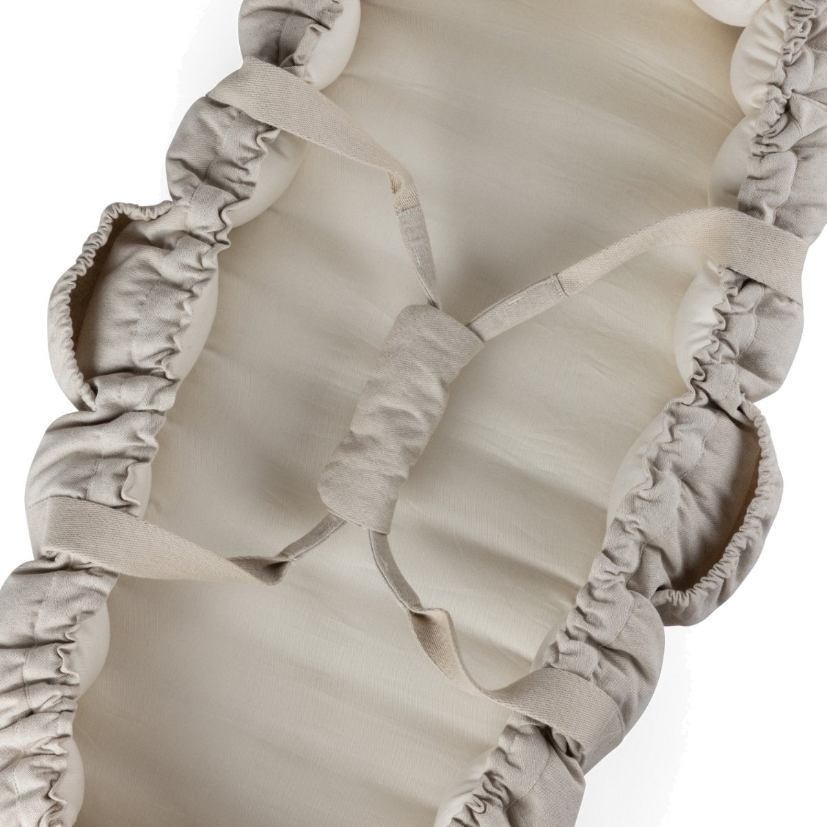 Sebra Babynest 3-i-1 med kalesje morning beige melange