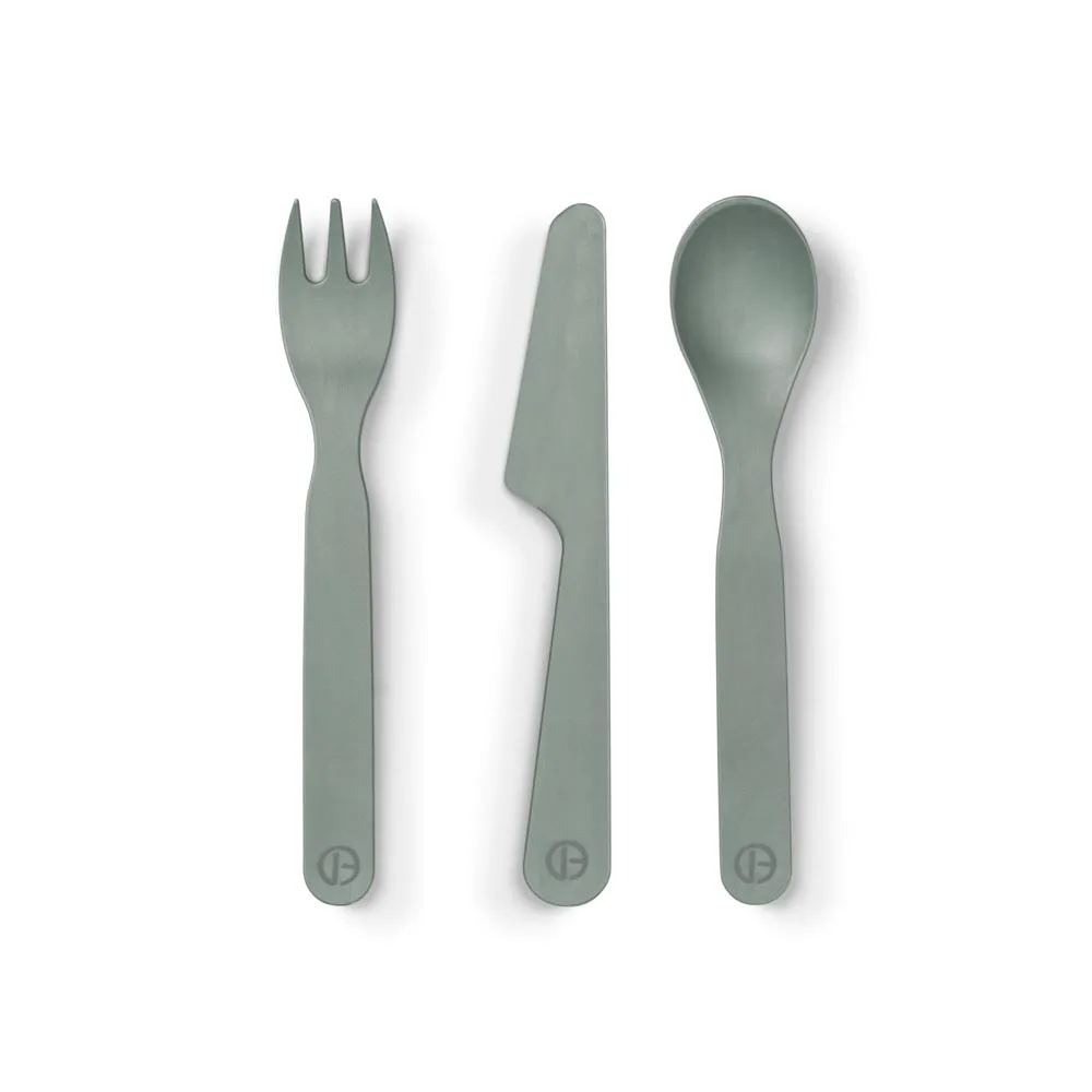 Elodie Baby-bestikk Pebble Green