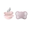 BIBS smokk Couture 2-pakning silikon 0-6m Blossom / Dusky Lilac