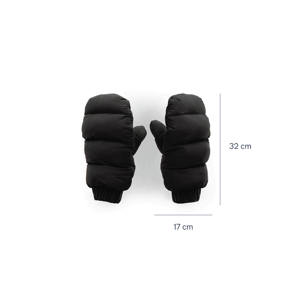 Nuna winter set merino & muffs Caviar