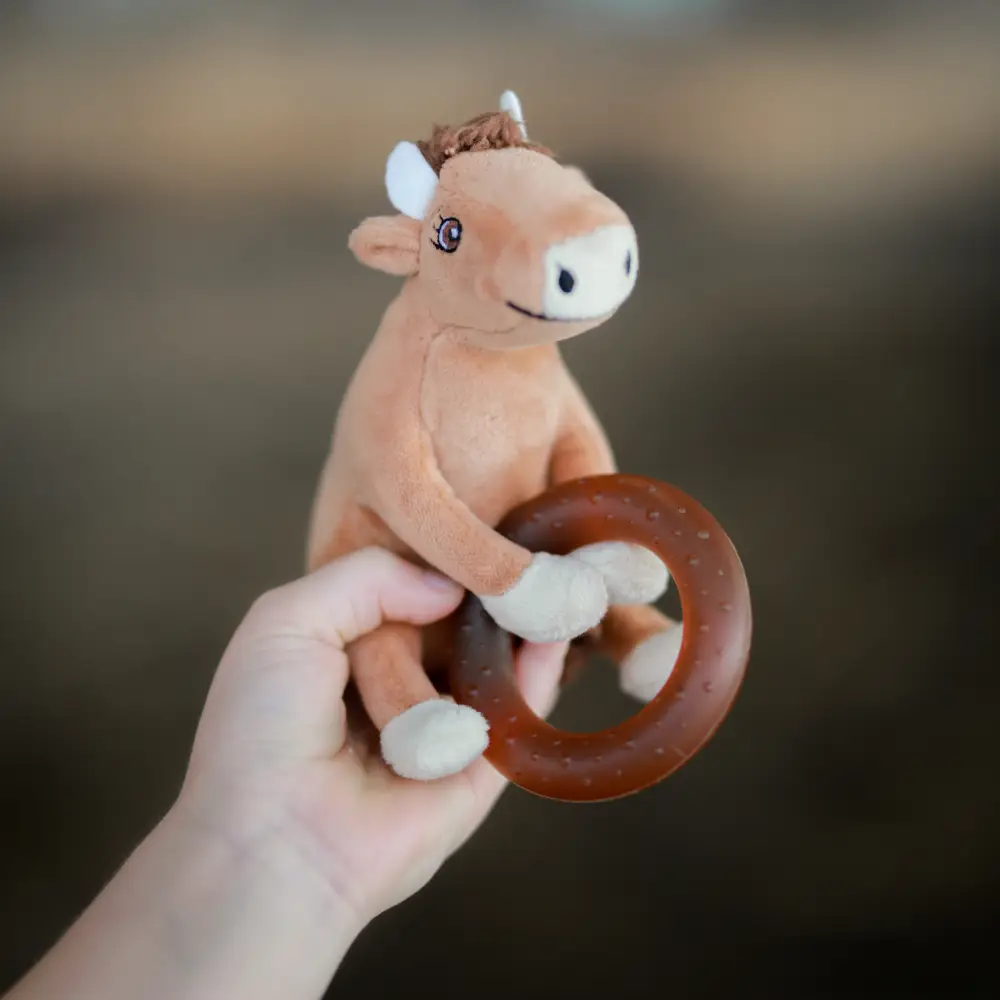 Rätt start Mamma Mu Bitelek med Naturgummiring