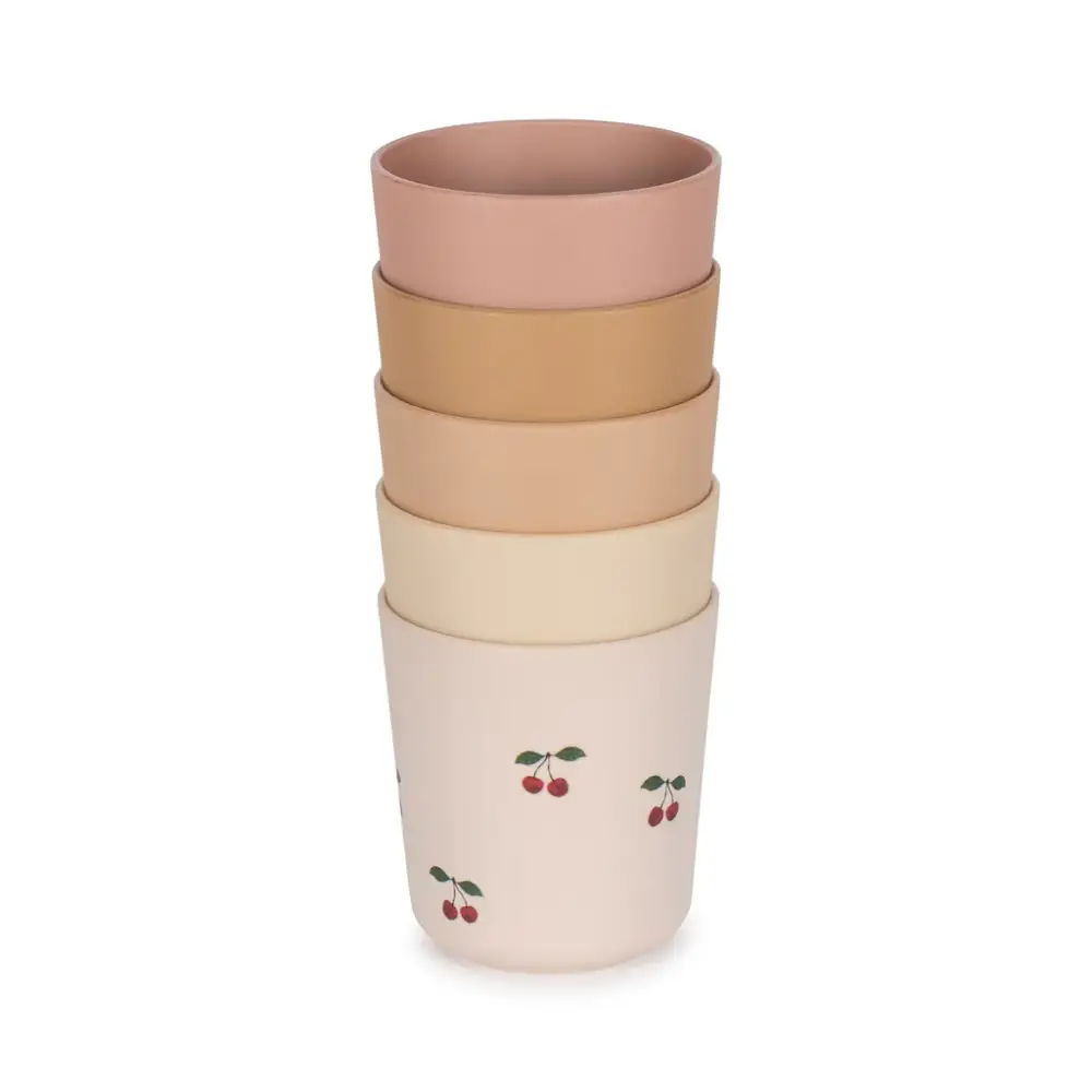 Konges Sløjd 5 Pack Cup Cherry Mix-One Size