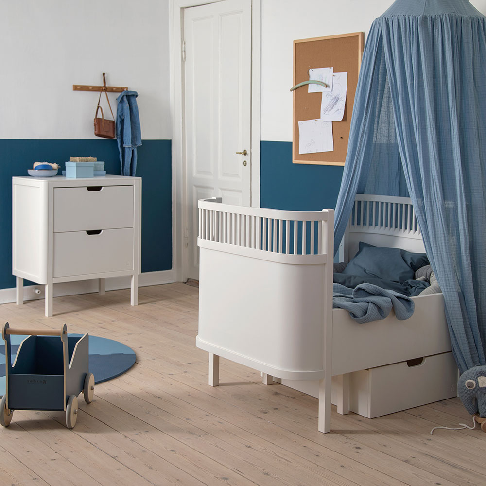 Sebra Baby & Junior Vekstseng Classic Hvit