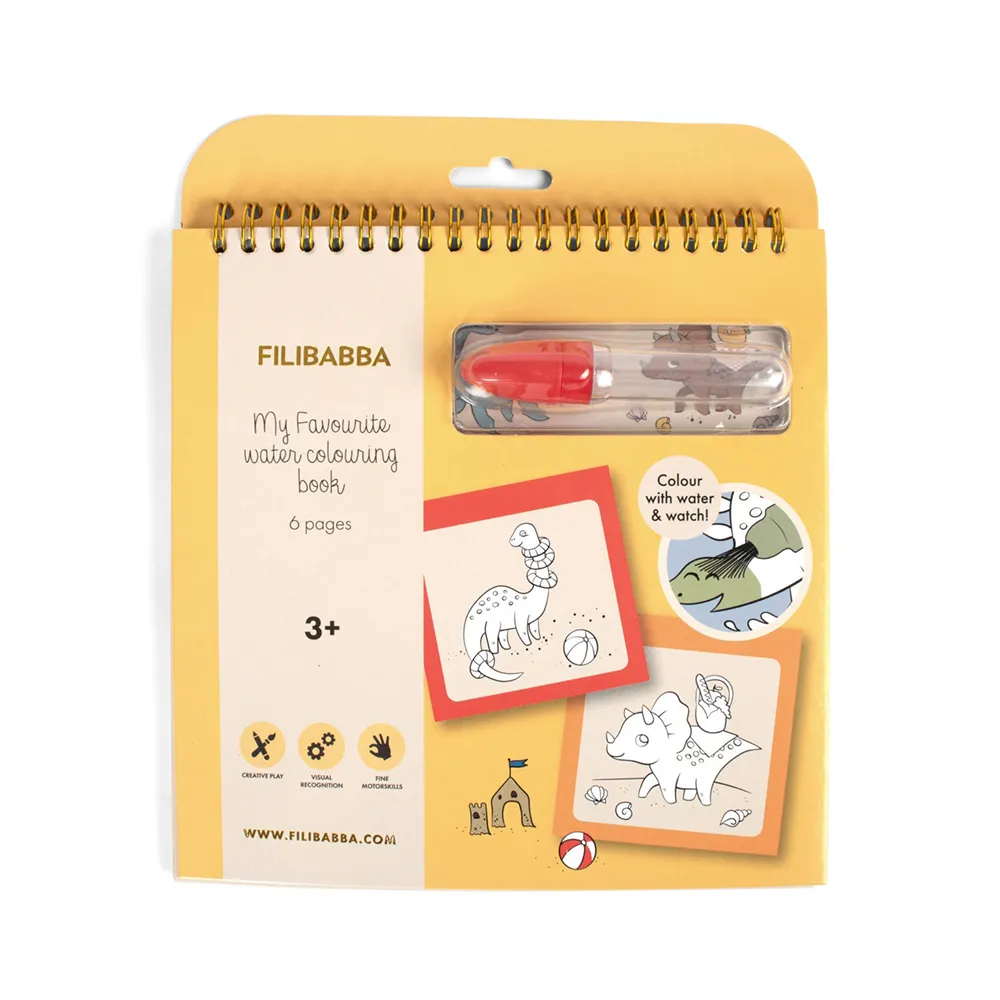 Filibabba My favorite vannfargebok - Dinos