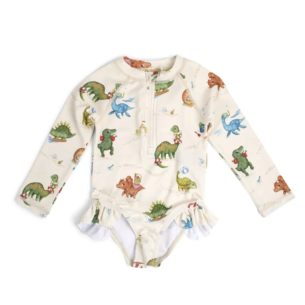 Filibabba Vilje UV-badedrakt 1-2 år - Dino Beach
