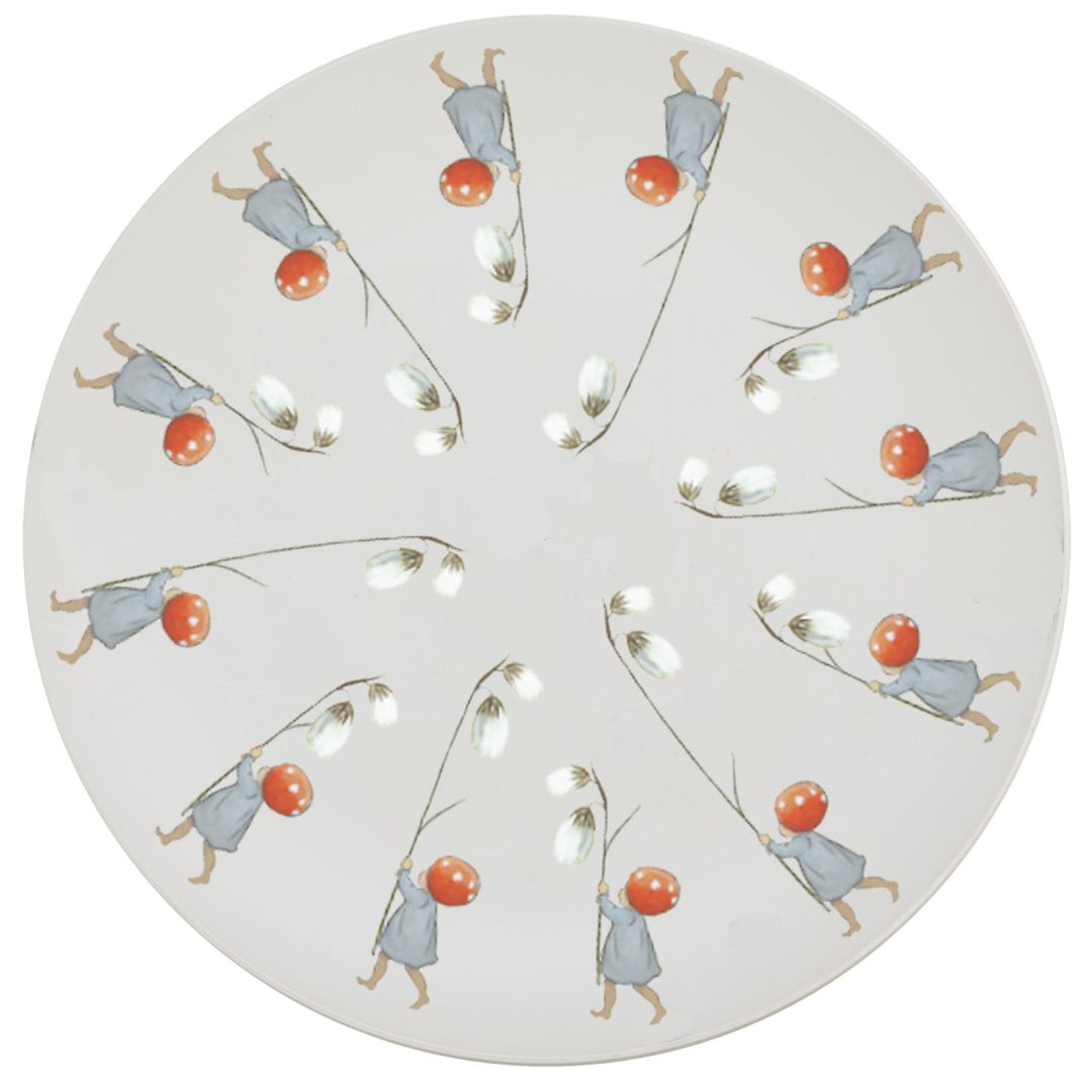 Rätt Start Beskow Julenissens barn Flat tallerken