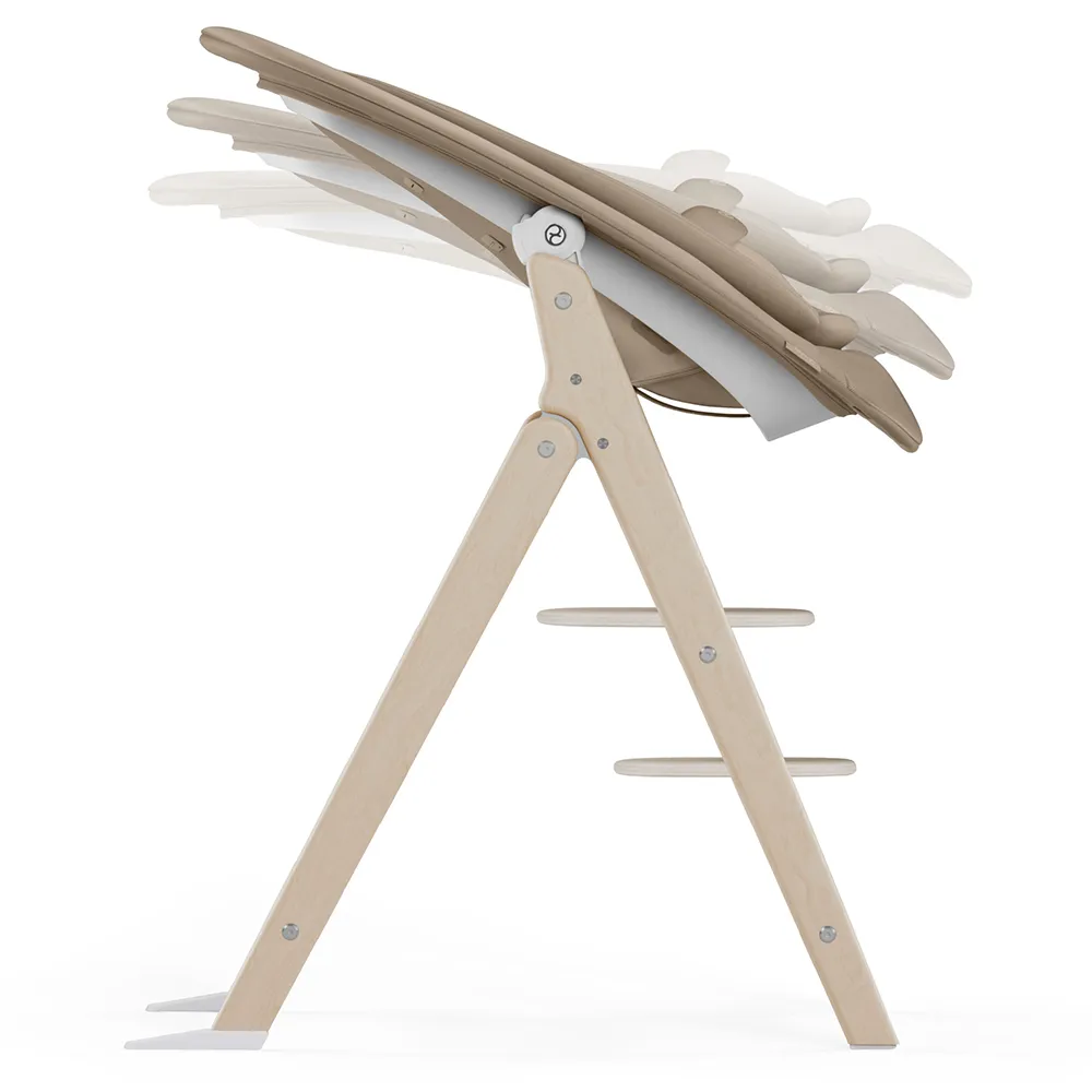 Cybex Click & Fold Spisestol 4-in-1 Stone Blue