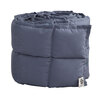 Sebra sengegrind Baby støtfanger Kapok nordic blue