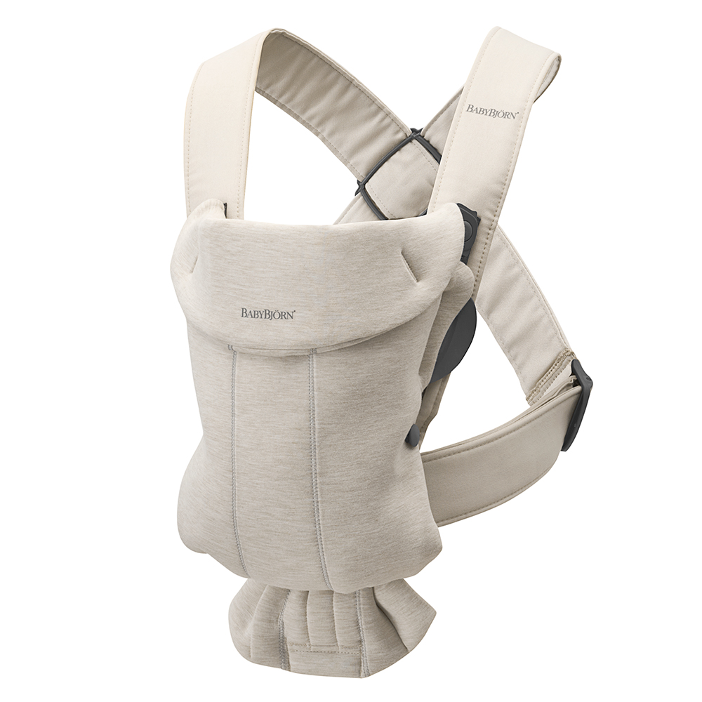 Babybjörn bæresele Mini 3D Jersey Light Beige