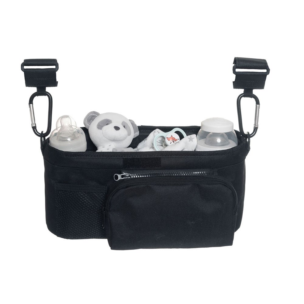 Fresh Kid Organiser barnevogn Delux 3-i-1 Svart
