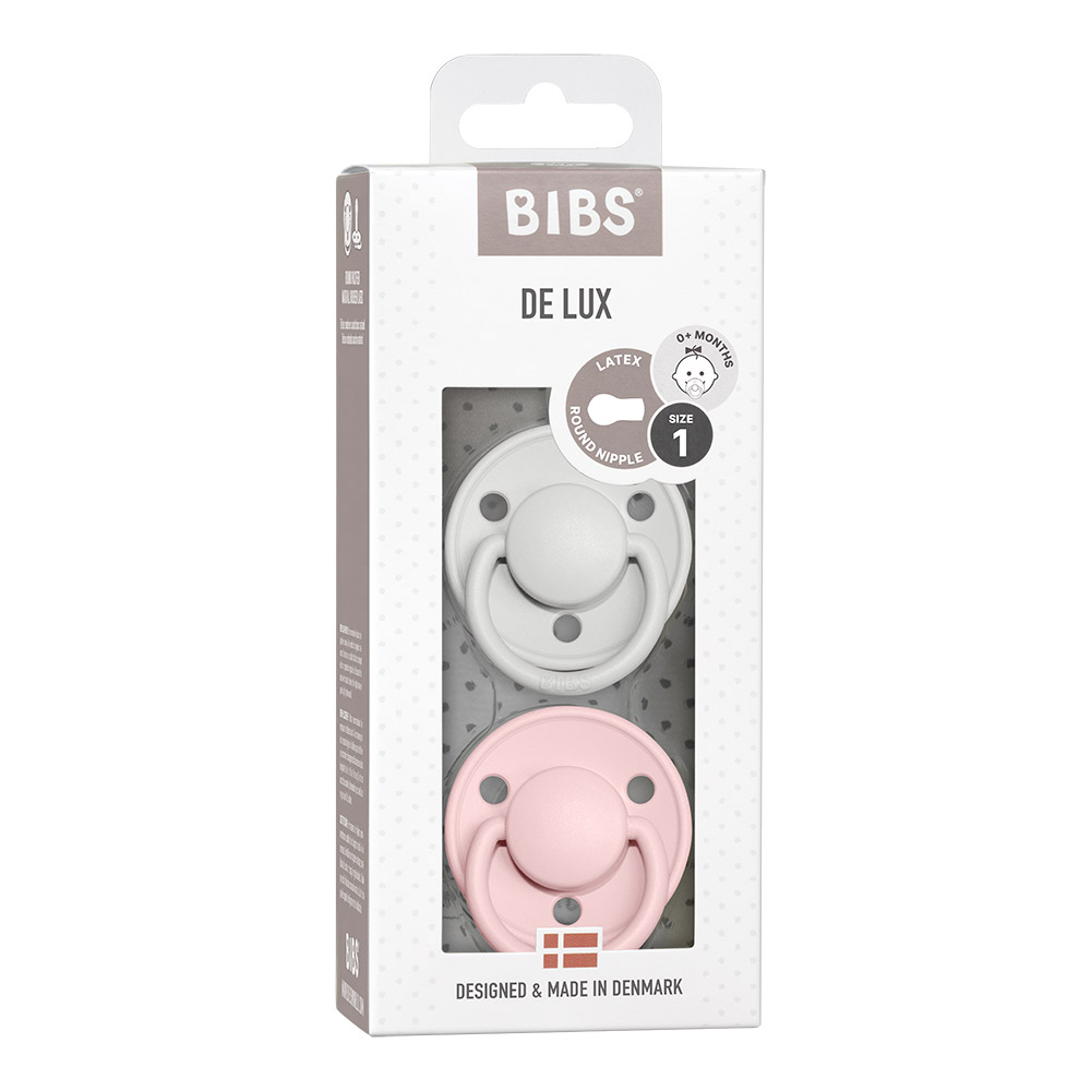 Smekker Napp 2-pakning De Lux Haze/Blossom 0-6m