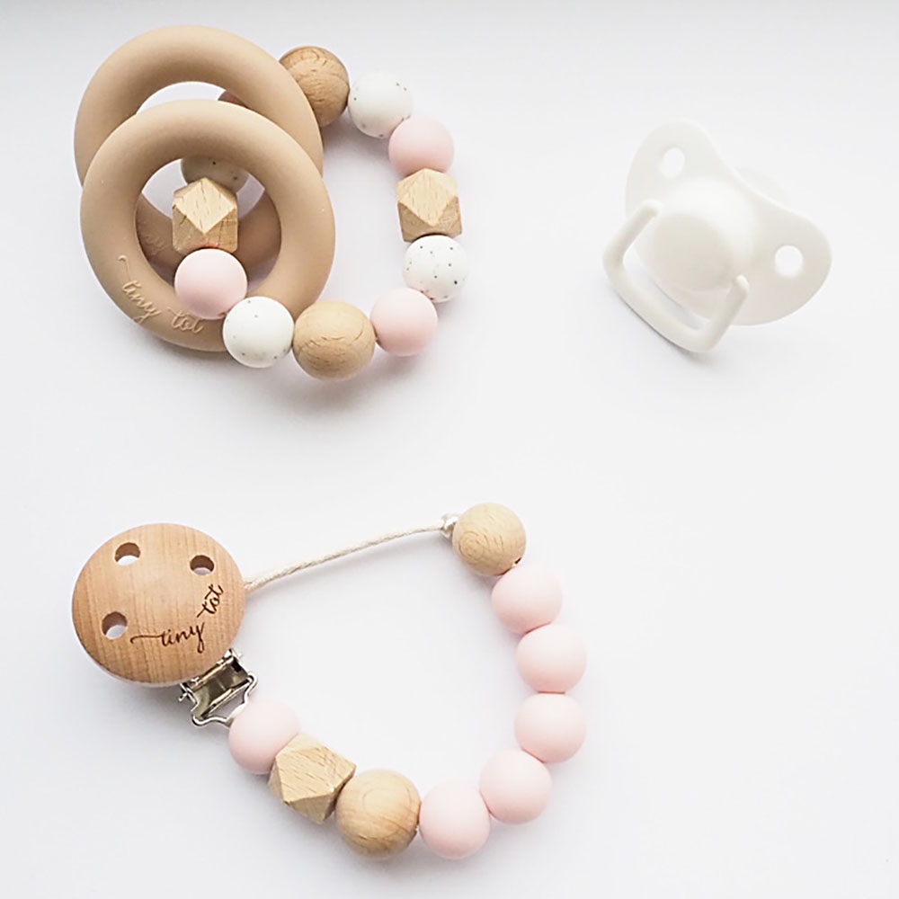 Tiny Tot smokkholder Nova Pastell Rose