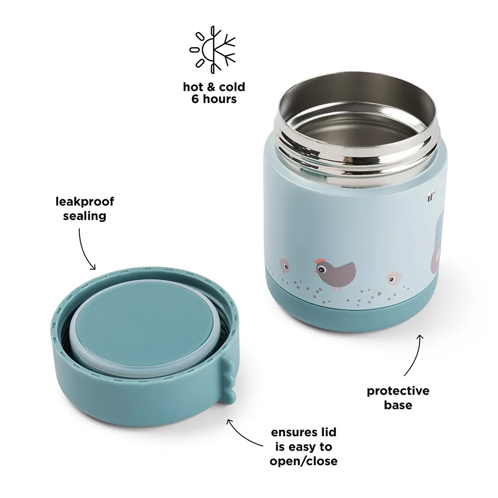 Done by Deer mattermos Tiny Farm Blue 300 ml