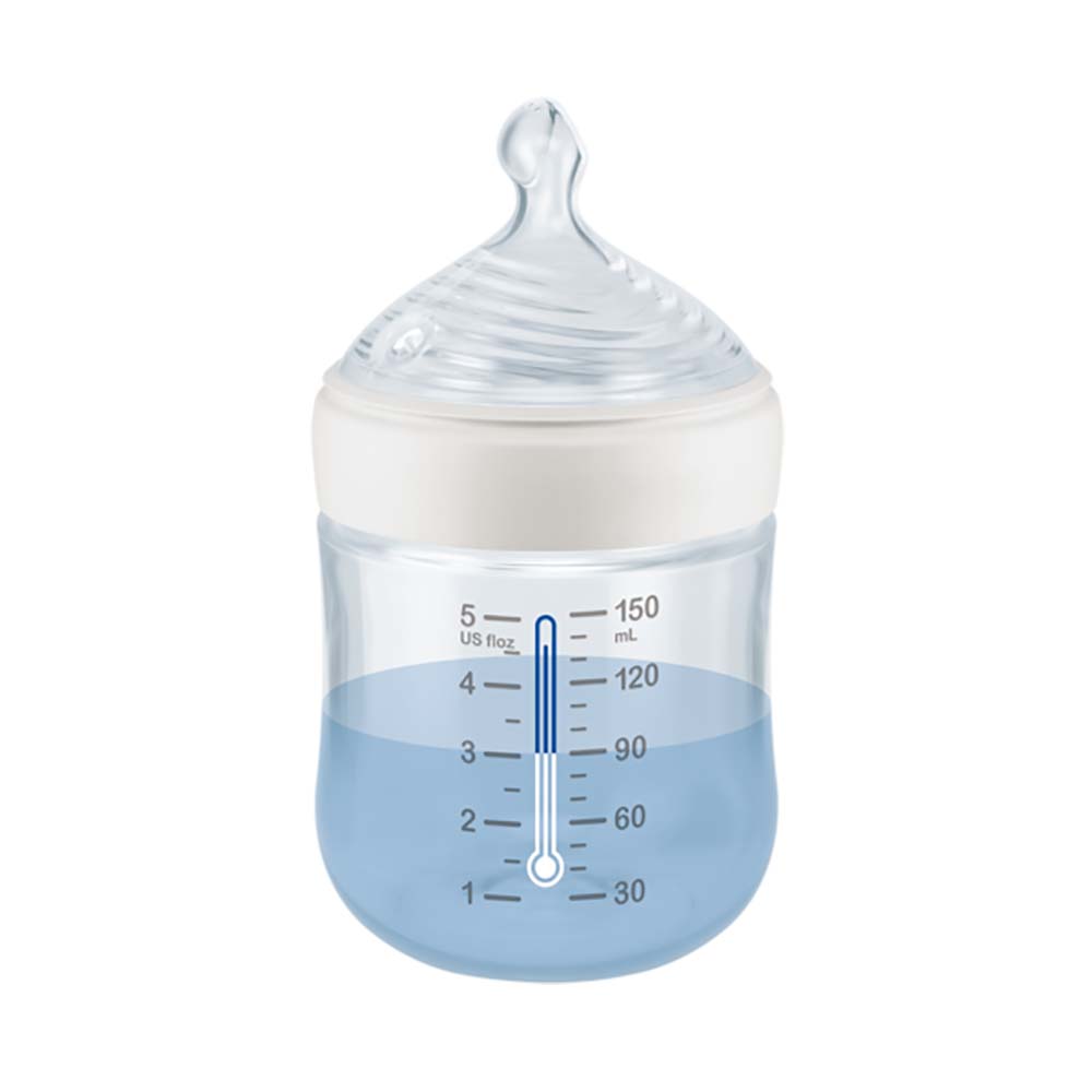 NUK Nature Sense tåteflaske 150 ml Hvit
