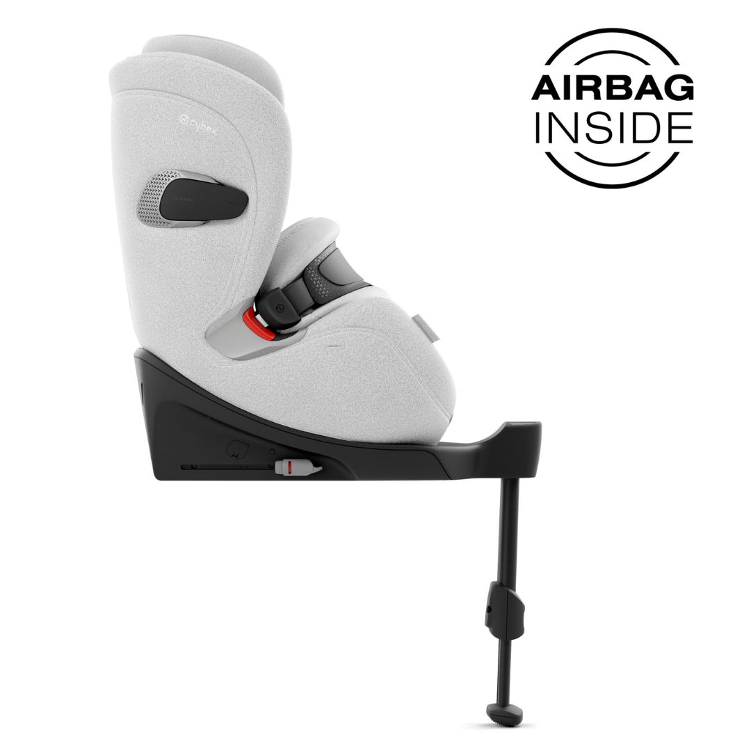Cybex Anoris T2 bilstol med kollisjonspute i-size Plus Platinum White
