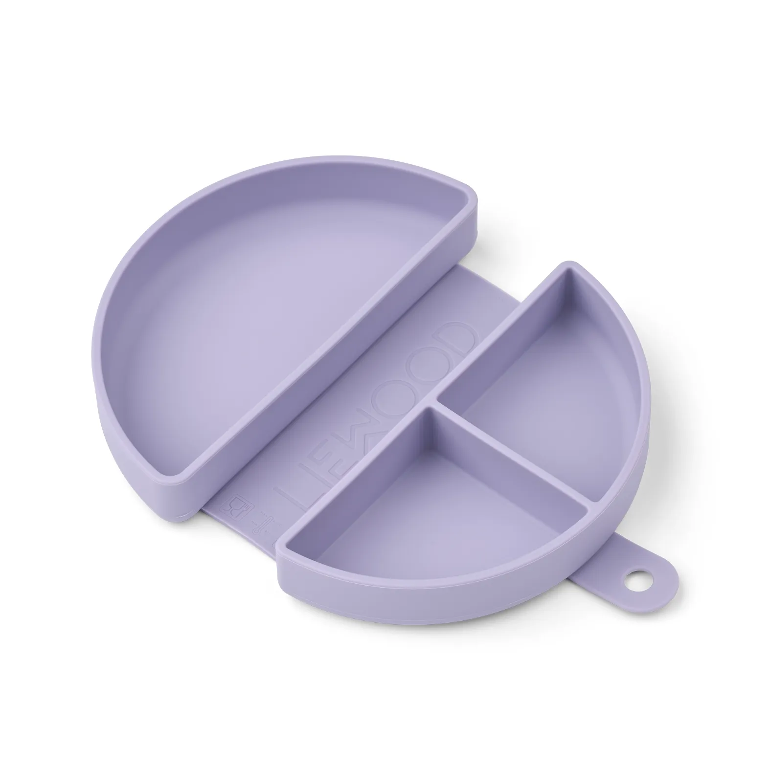 Liewood Eugene sammenleggbar snacksboks Cat / Warm lilac