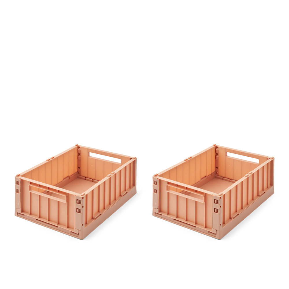 Liewood Weston oppbevaringsboks M 2-pakning Toscana rose 2074