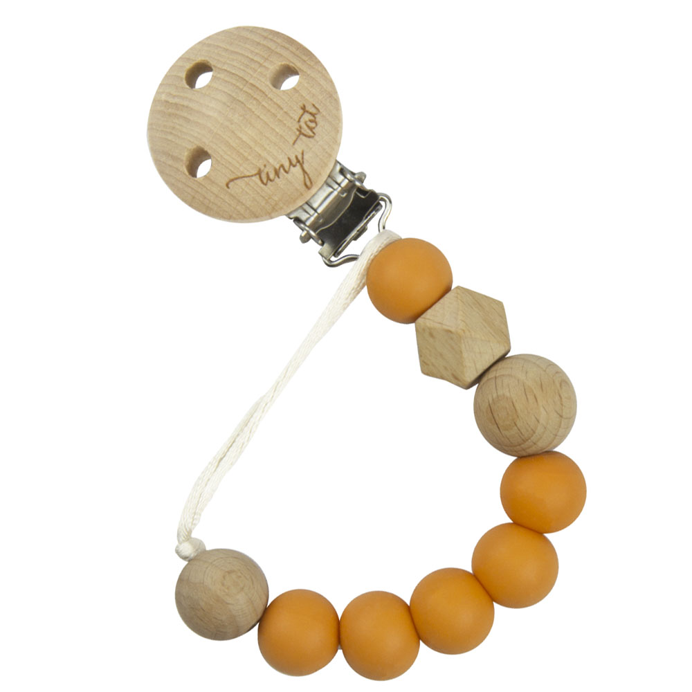 Tiny Tot smokkholder Nordic Love Mango