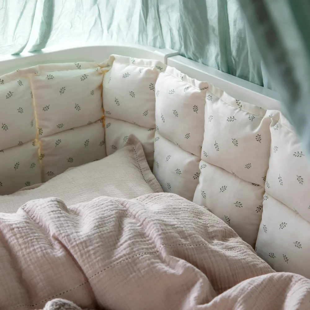 Sebra Sengesett baby musselin seabreeze beige