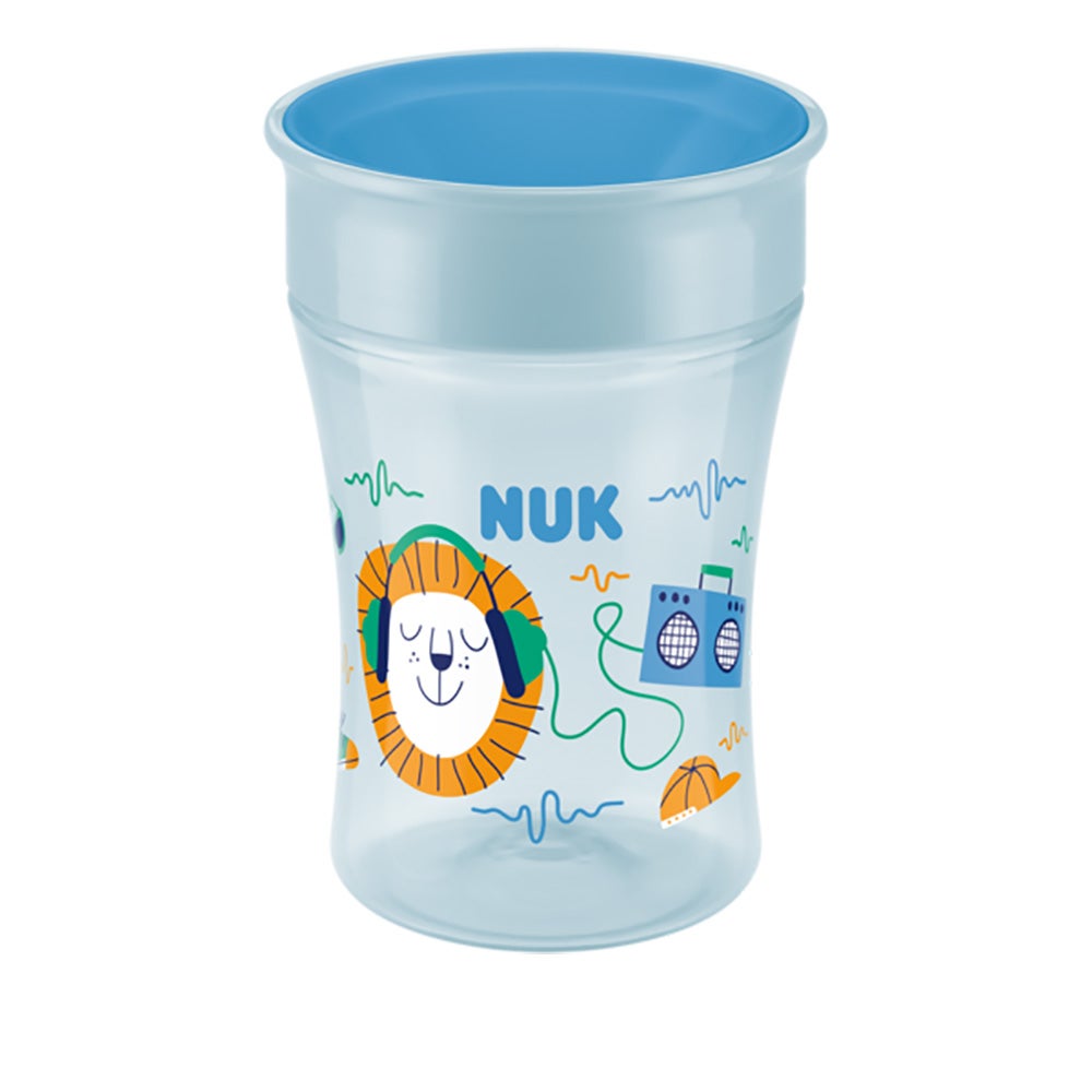 NUK Evolution Magic Minikrus 230 ml blå