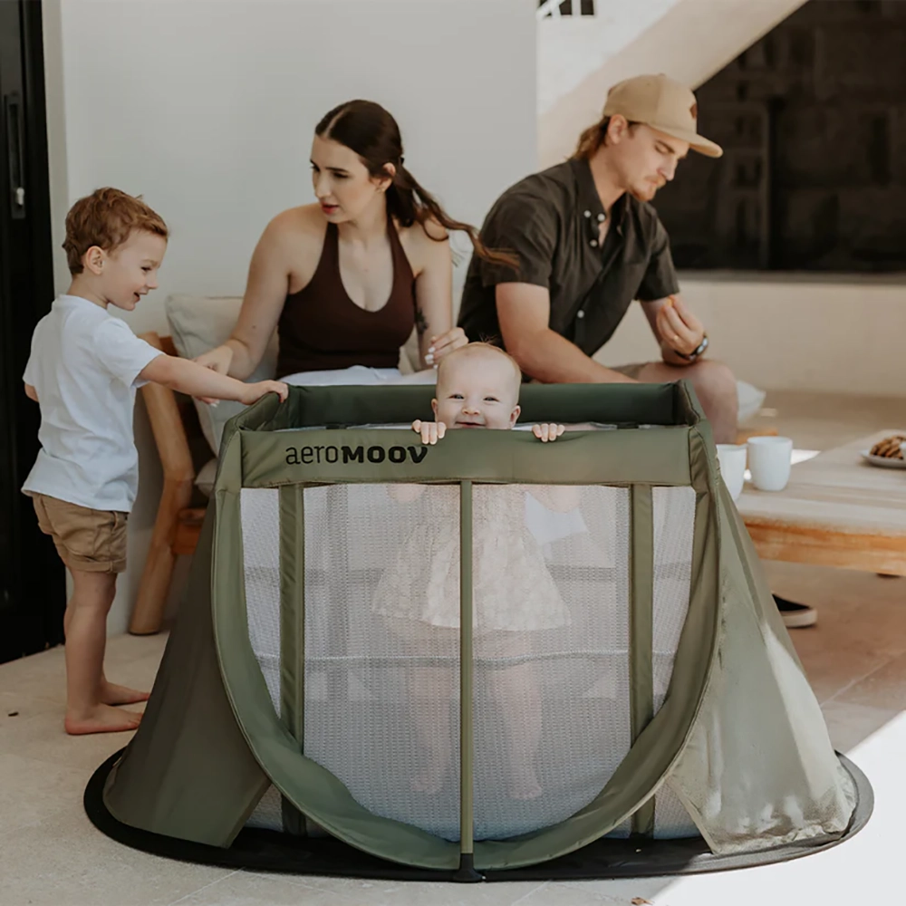 Aeromoov Popup reiseseng Mosegrønn