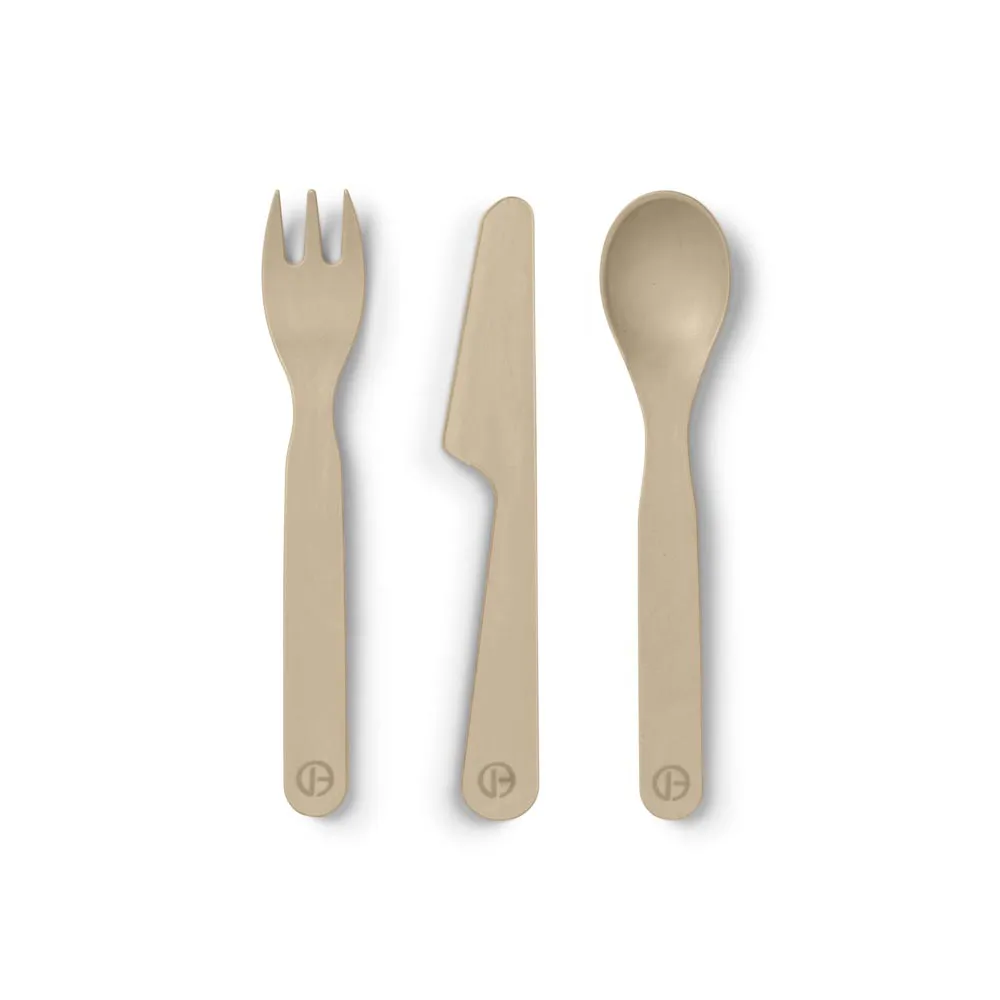 Elodie Baby-bestikk Pure Khaki