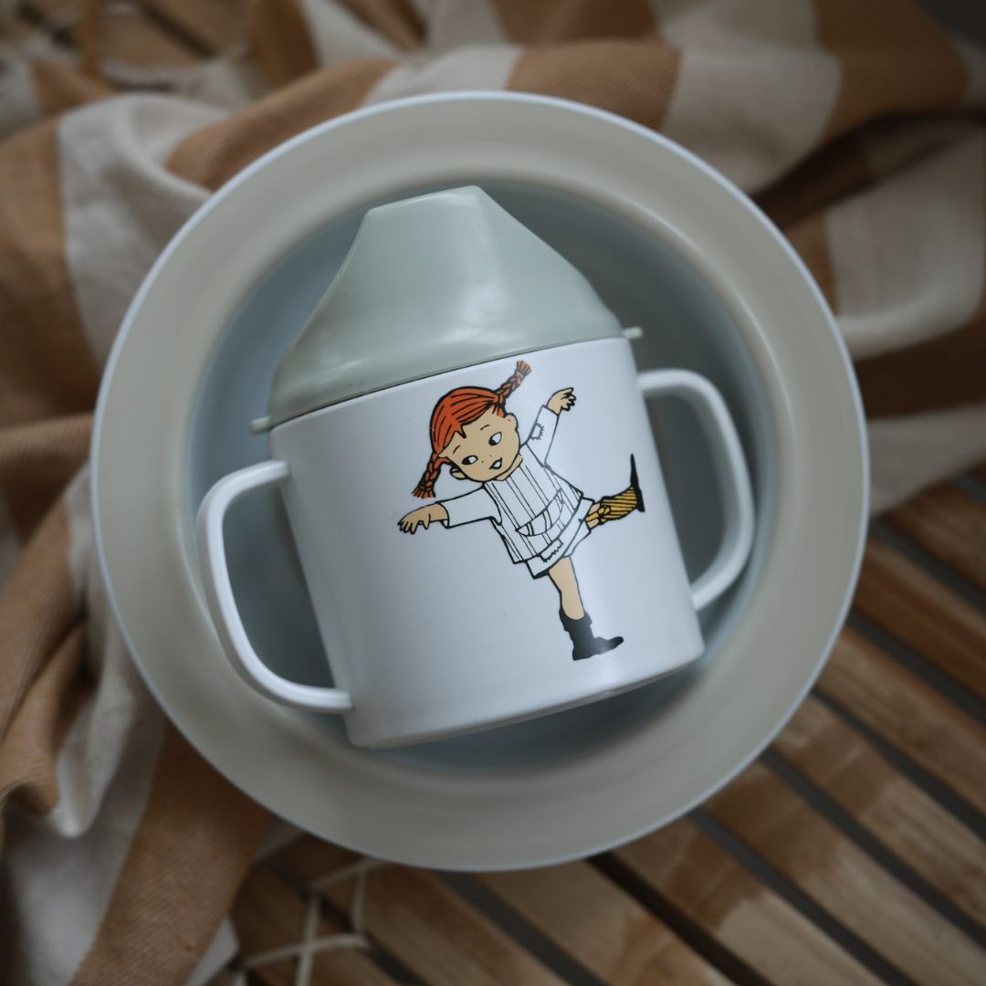 Rätt Start Pippi Cirkus Sugekoppplate beige