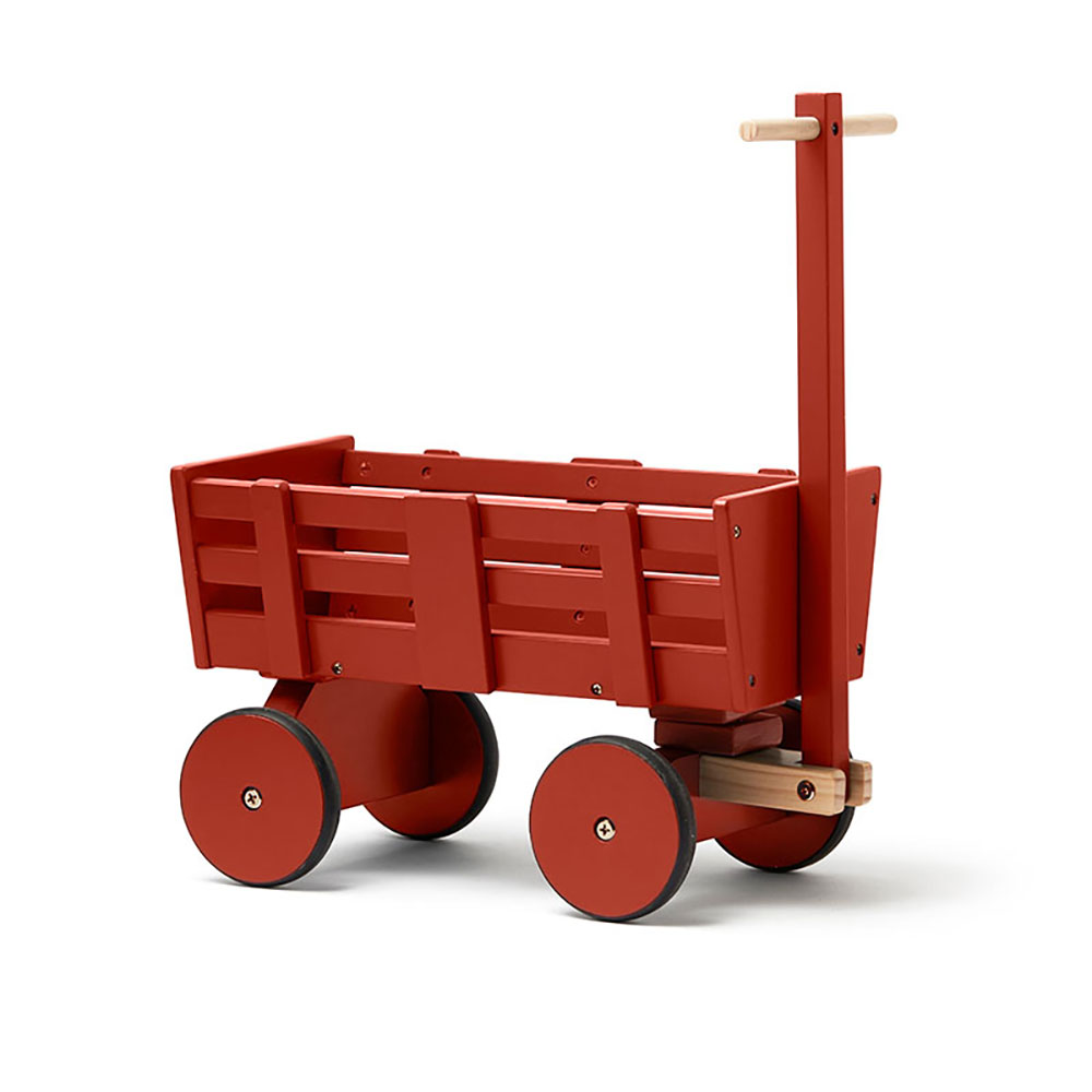 Kids Concept Doll Wagon mørkerød CARL LARSSON