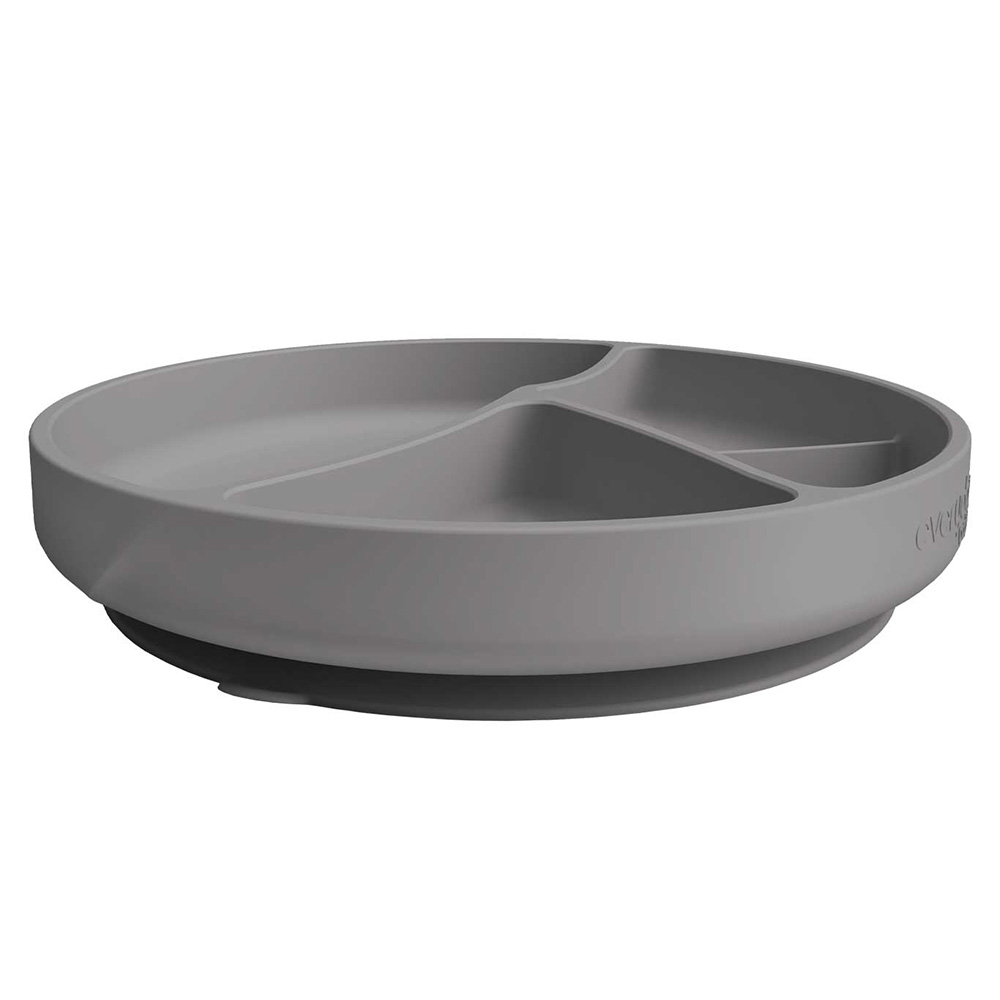 Everyday Baby Silikonplate med sugekopp Quiet Grey