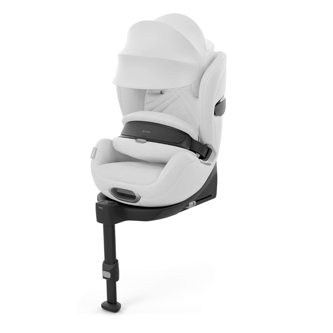 Cybex Anoris T2 bilstol med kollisjonspute i-size Plus Platinum White